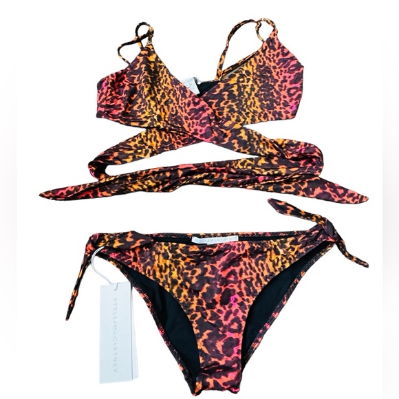 Stella McCartney Other - Stella McCartney***Animal Print Wrap Around Bikini Set**Small $488